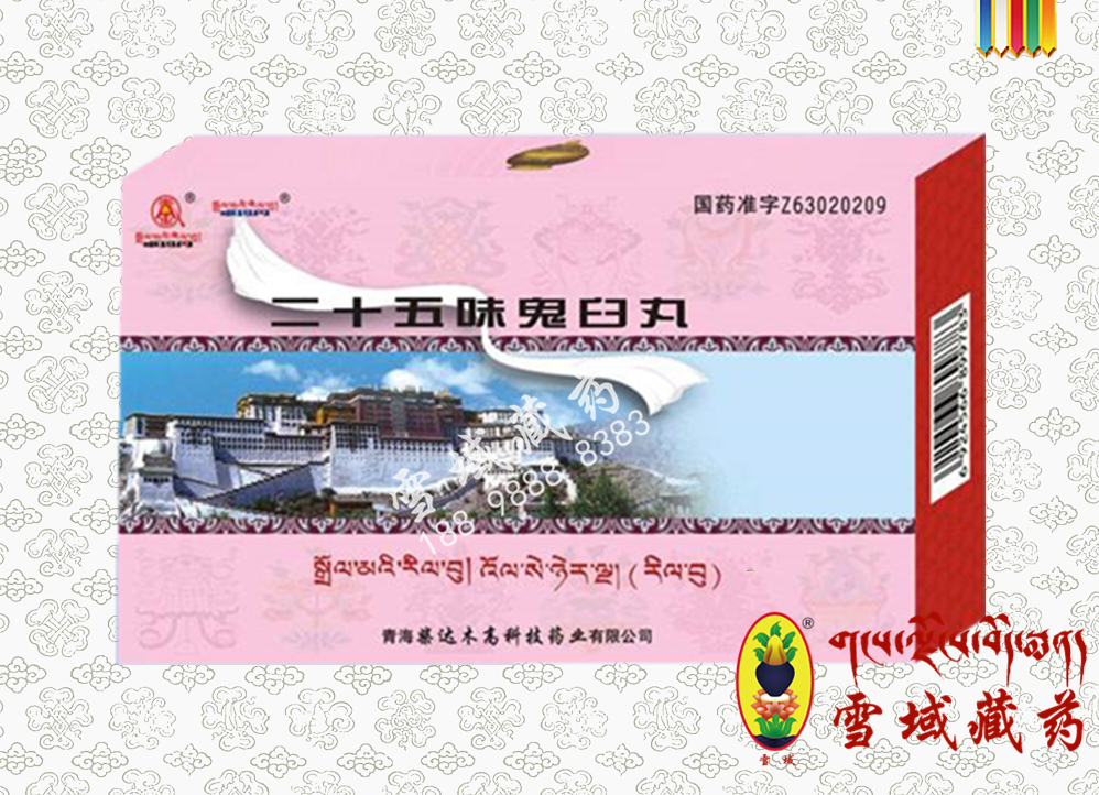 二十五味鬼臼丸（柴達木）